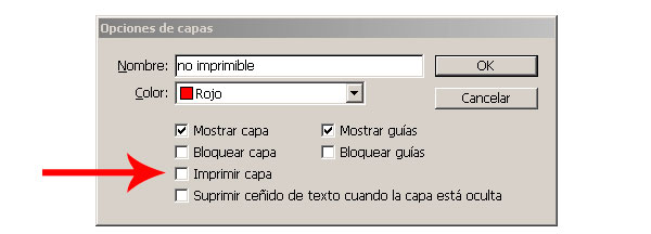 no imprimir